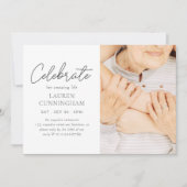 Feiern Sie ihr Phantastisches Leben Einfaches Mode Einladung (Vorderseite)