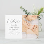 Feiern Sie ihr Phantastisches Leben Einfaches Mode Einladung (Stehend Vorderseite)