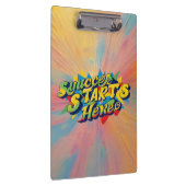 "Feiern Sie Ihr Potenzial" Klemmbrett (Rechts)