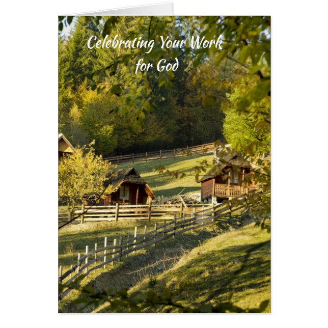 Feiern Sie Ihre Arbeit für Gott (Vorne)