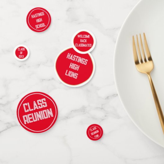 Feiern Sie! Ihre Klasse Wiedersehen-Tabelle Konfet Konfetti (Gruppe)