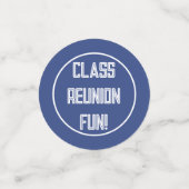 Feiern Sie! Ihre Klasse Wiedersehen-Tabelle Konfet Konfetti (Klein Vorderseite)