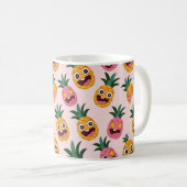 Feiern Sie Ihre Liebe für Ananas Kaffeetasse (VorderseiteRechts)
