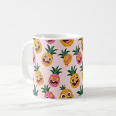 Feiern Sie Ihre Liebe für Ananas Kaffeetasse (Vorderseite Links)