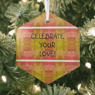 Feiern Sie Ihre Liebe! Ornament Aus Glas