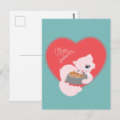 Feiern Sie Ihre Liebe Postkarte (Vorne/Hinten)