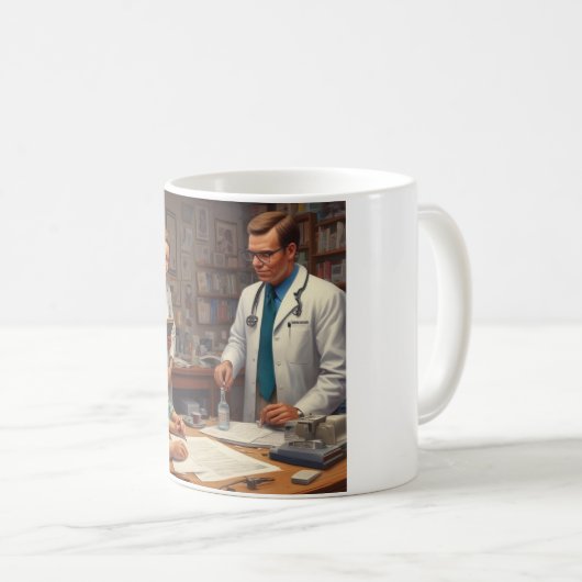 Feiern Sie Ihre Reise: Medizinische Meilensteine T Kaffeetasse (VorderseiteRechts)