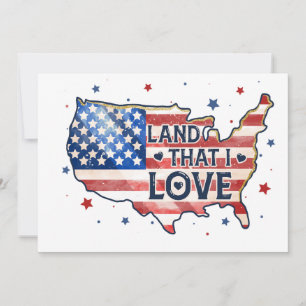 Feiern Sie Ihren amerikanischen Stolz mit diesem w Save The Date