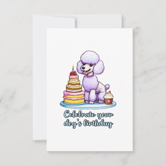Feiern Sie Ihren Geburtstag Dankeskarte (Vorderseite)