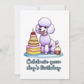 Feiern Sie Ihren Geburtstag Einladung (Rückseite)