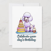 Feiern Sie Ihren Geburtstag Einladung (Rückseite)