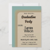 Feiern Sie Ihren Grad mit einem Retro-Foto 2024 Einladung (Rückseite)