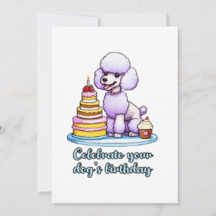 Feiern Sie Ihren Hund Geburtstag Einladung