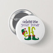 Feiern Sie Ihren inneren Elf Button (Vorne & Hinten)