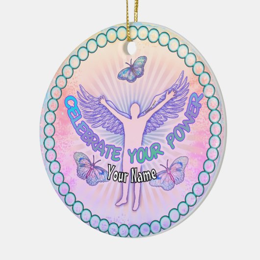 Feiern Sie Ihren Power Keramik Ornament (Links)