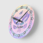 Feiern Sie Ihren Power Runde Wanduhr (Winkel)