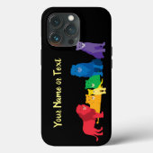 Feiern Sie Ihren Pride-Rainbow-Löwe Case-Mate iPhone Hülle (Rückseite)