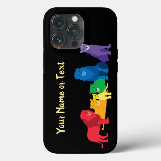 Feiern Sie Ihren Pride-Rainbow-Löwe Case-Mate iPhone Hülle (Rückseite)