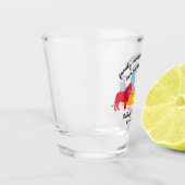 Feiern Sie Ihren Pride-Rainbow-Löwe Schnapsglas (Links)