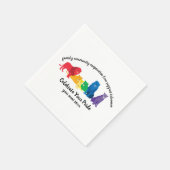 Feiern Sie Ihren Pride-Rainbow-Löwe Serviette (Ecke)