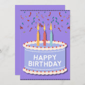 Feiern Sie Ihren Tag Ankündigung (Vorne/Hinten)