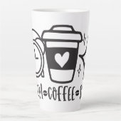 Feiern Sie Ihren Tag mit Kaffee Milchtasse (Vorderseite)