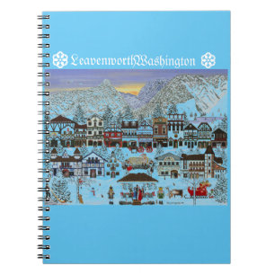 Feiern Sie Ihren Urlaub in Leavenworth Notizblock