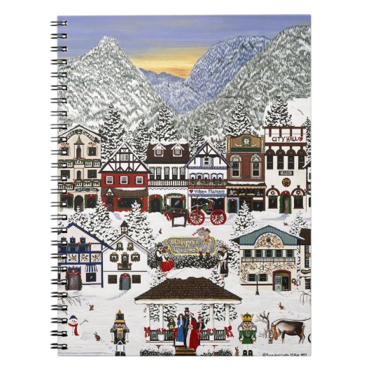 Feiern Sie Ihren Urlaub in Leavenworth Notizblock (Vorderseite)