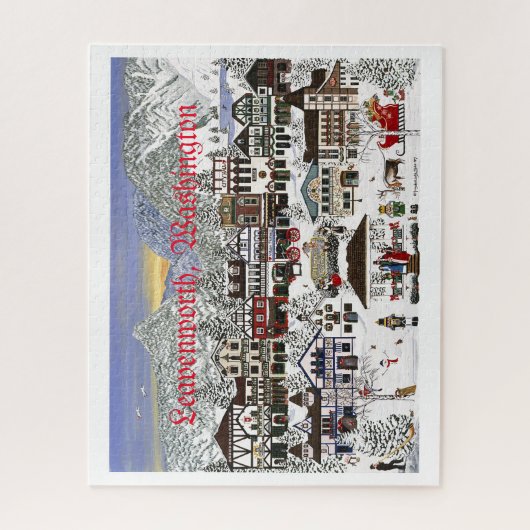 Feiern Sie Ihren Urlaub in Leavenworth Puzzle (Vertikal)