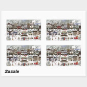 Feiern Sie Ihren Urlaub in Leavenworth Rechteckiger Aufkleber (Blatt)