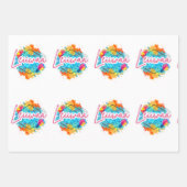 Feiern Sie im Stil mit Leiiwaa Vibes 🌺 Geschenkpapier Set (Vorderseite 3)