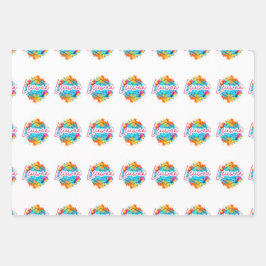 Feiern Sie im Stil mit Leiiwaa Vibes 🌺 Geschenkpapier Set