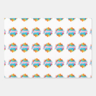 Feiern Sie im Stil mit Leiiwaa Vibes 🌺 Geschenkpapier Set