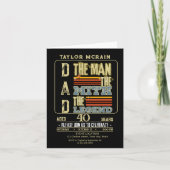 Feiern Sie jedes Alter: Der Mann, der Mythos, die Einladung (Vorderseite)