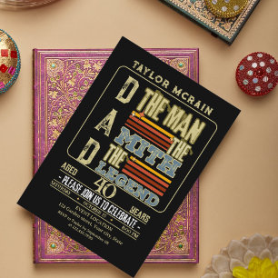 Feiern Sie jedes Alter: Der Mann, der Mythos, die  Einladung