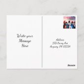 Feiern Sie Juneteenth! Postkarte (Rückseite)