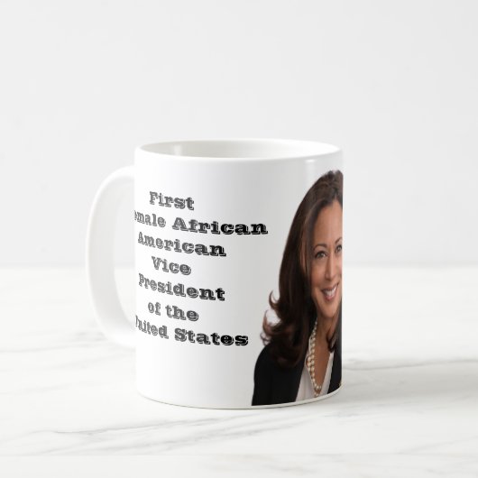 FEIERN SIE KAMALA HARRIS   KAFFEETASSE (Vorderseite Links)