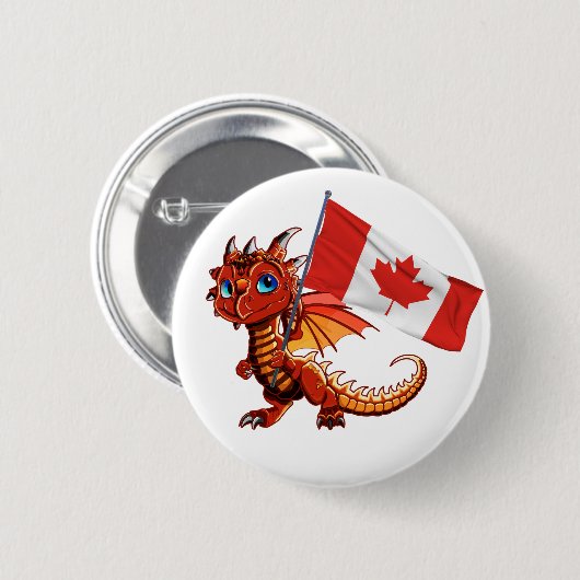 Feiern Sie Kanada mit dem Stolz, ein kanadischer D Button (Vorne & Hinten)