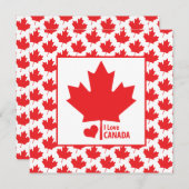 Feiern Sie Kanada mit Picnic oder GRILLEN am Kanad Einladung (Vorne/Hinten)