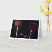 Feiern Sie! Karte (Gelbe Blume)