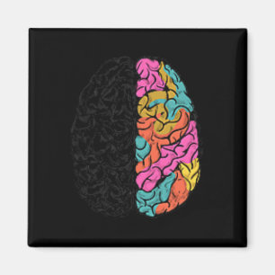 Feiern Sie Köpfe aller Art Neurodiversität Autismu Magnet