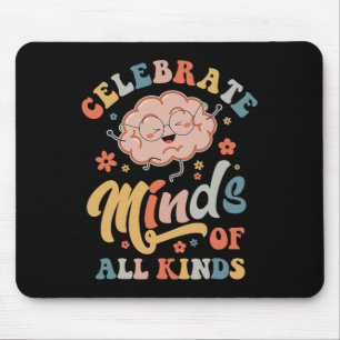 Feiern Sie Köpfe aller Art Sped-Lehrer Mousepad