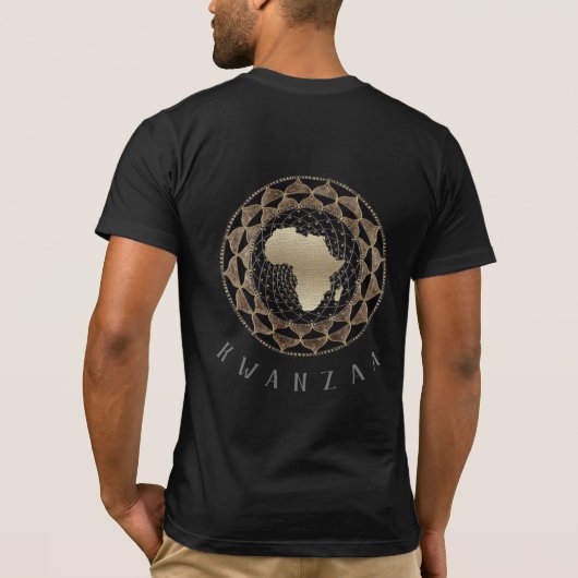 Feiern Sie Kwanzaa mit unserem Regal T-Shirt (Rückseite)