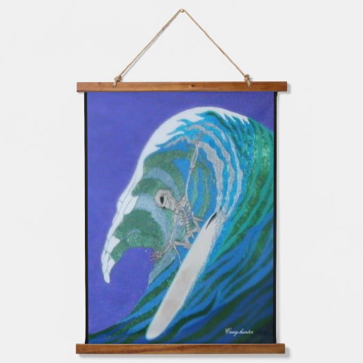 Feiern Sie Leben und Lachen Wandteppich Mit Holzrahmen (Vorderseite 2)