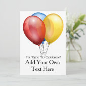 Feiern Sie Lech 5" x7" Standardweiß w/envelopes Einladung (Stehend Vorderseite)