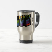 Feiern Sie Liebe-benutzerdefinierte Tasse (VorderseiteRechts)