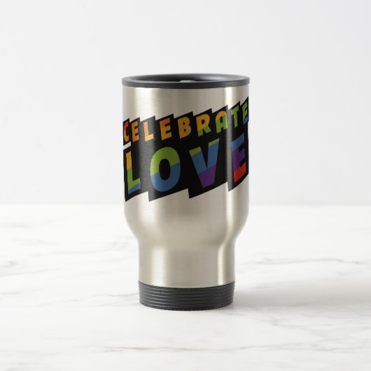 Feiern Sie Liebe-benutzerdefinierte Tasse (Mittel)