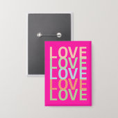 Feiern Sie Liebe im Stil mit unserer hellen "LIEBE Button (Vorderseite/Rückseite)