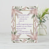 Feiern Sie Liebe mit uns Einladung (Stehend Vorderseite)