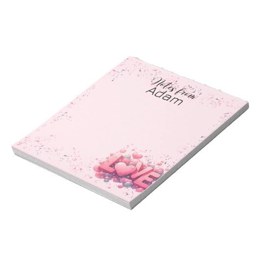 Feiern Sie Liebe mit unserem exklusiven Valentinst Notizblock (Rotiert)